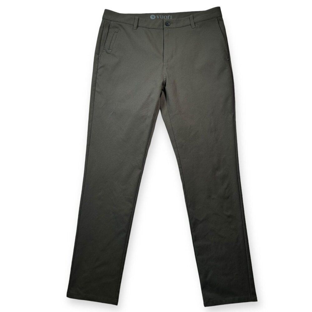 Vuori Pants Men's Meta Olive Gray Size Slim Large 30" Inseam